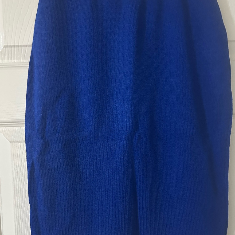 Elegant Blue Women's Skirt St John